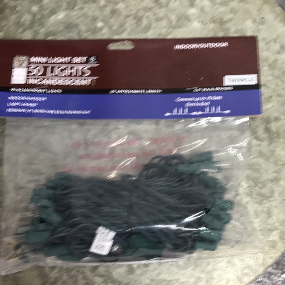 Vickerman twinkle Christmas lights